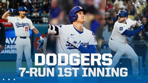 Dodgers score seven in the 1st | 04/16/2025 | Los Angeles Dodgers