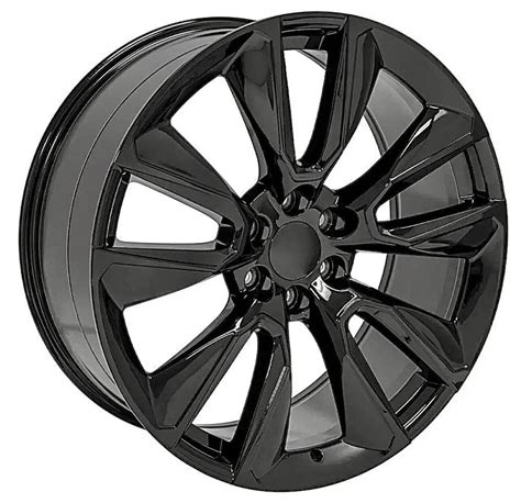 Gloss Black Oe Replica Rst Wheels Fits Gmc Sierra Yukon