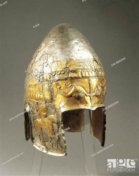 ART Geto-Dacian ROMANIA IV CENTURY BC SILVER HELMET IN THE GOLDEN TREASURY OF HAGIGHIOL ...