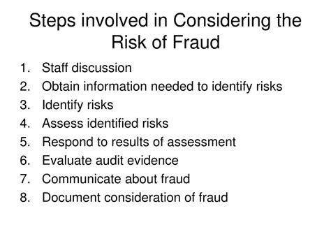 Ppt Sas Consideration Of Fraud In A Financial Statement Audit