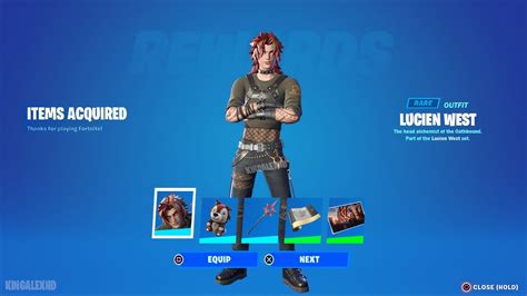 How To Get Lucien West Skin Now Free In Fortnite Unlock Lucien West Bundle Youtube