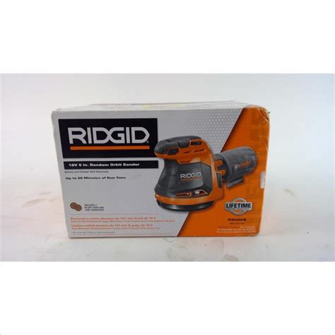 Ridgid Random Orbit Sander Property Room