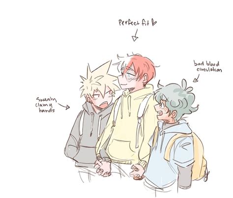 TodoBakuDeku Shouto X Kacchan X Deku BNHA By Treef Greef Xwitter In