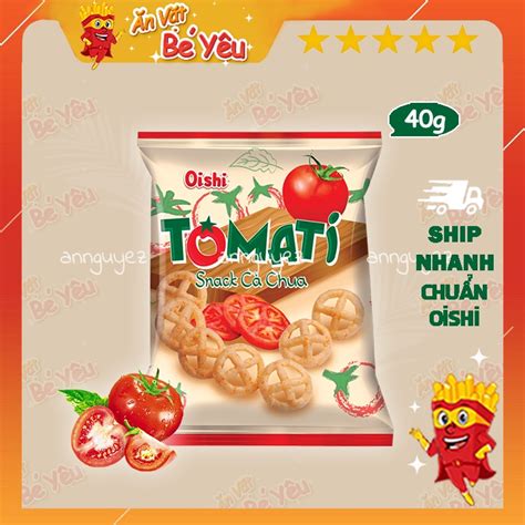 Bim bim oishi snack cà chua Tomati 32g Shopee Việt Nam