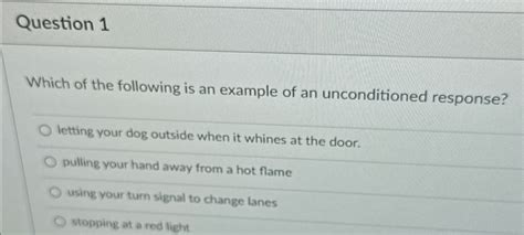 Solved Question 1Which Of The Following Is An Example Of An Chegg