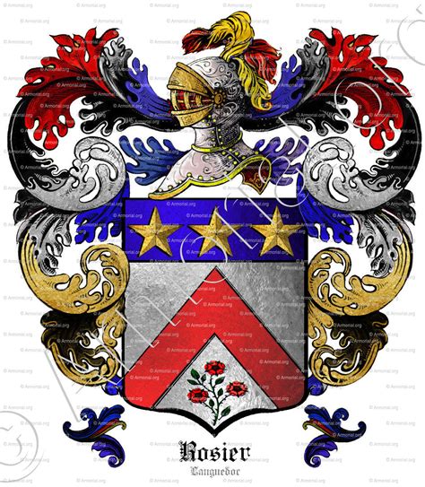 Rosier Family Crest – Heraldic Jewelry