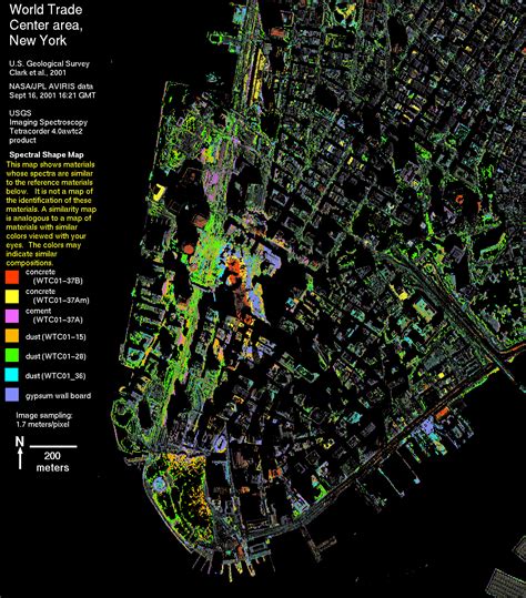 Usgs Spectroscopy Lab World Trade Center Usgs Environmental Assessment