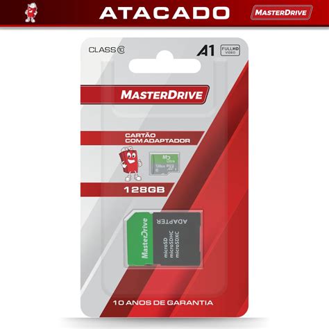 Cart O De Mem Ria Gb Microsd Atacado Masterdrive Masterdrive