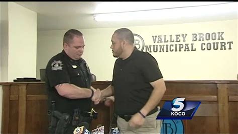 Valley Brook Officer Shot In Line Of Duty Man Who Saved Him Recognized