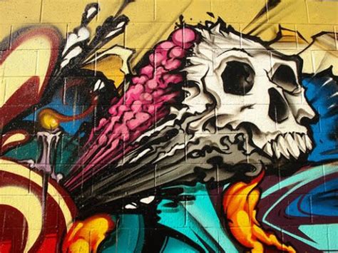 30 Skull graffiti - Skullspiration.com - skull designs, art, fashion