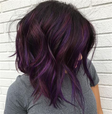 Purple Highlights In Brown Hair: A Guide For 2023 | Birthday Wishes for Someone Special