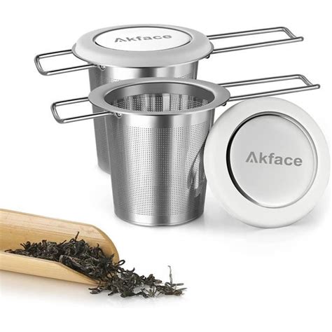 Akface Filtre Th Trou Fin Infuseur Th En Acier Inoxydable Avec