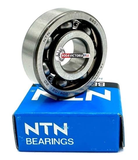 NTN 6201 DEEP GROOVE BALL BEARING OPEN TYPE NO SEALS 12x32x10 Mm