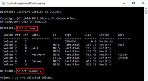 How To Use Diskpart Commands In Windows 10