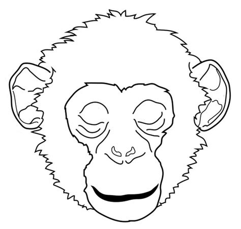 Coloriage Chimpanz Animaux Dessin Colorier Coloriages