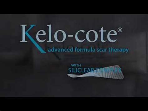 Кело-Кот (Kelo-Cote) — силиконовый гель от шрамов и рубцов - YouTube