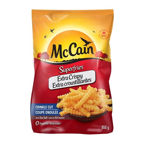 McCain Superfries Extra Crispy Crinkle Cut Fries Deliver A One Two