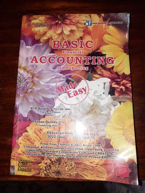 Basic Financial Accounting And Reporting 2022 Edition By Win Ballada