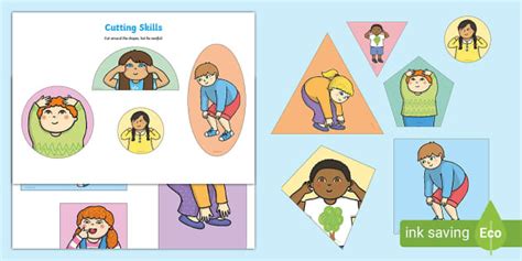 Head, Shoulders, Knees and Toes Worksheets- Resources