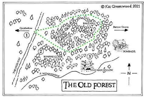 walking middle earth   forest fantasy hive