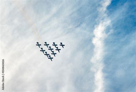 Frecce Tricolori air show Stock Photo | Adobe Stock