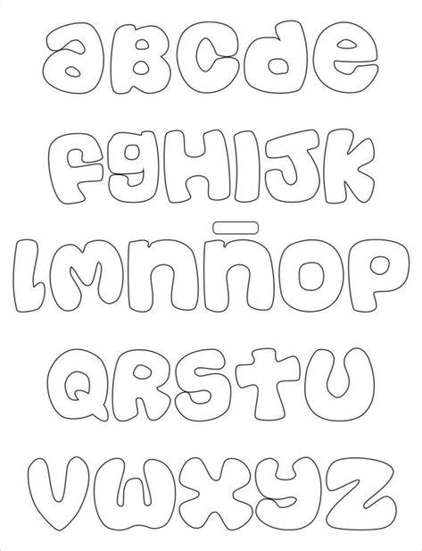 20 Moldes Diferentes De Letras Do Alfabeto Para Colorir Pintar