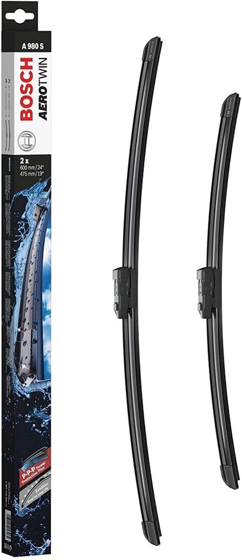 Bosch Automotive Aerotwin A980s Front Windscreen Wipers Length 600mm475mm Set For Right Hand