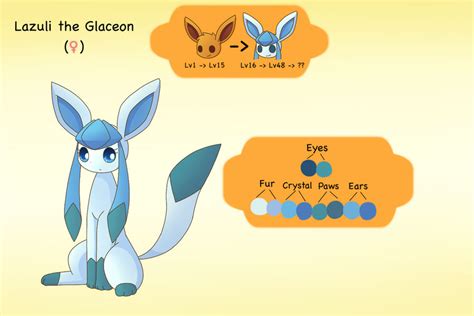 Bio of Eeveelution Squad: Lazuli the Glaceon by NemolaLau on DeviantArt