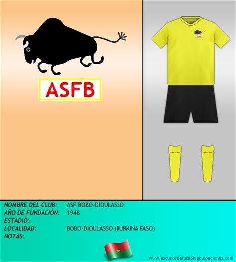 ASF Bobo Dioulasso Of Burkina Faso Crest And Kit They Were Founded In