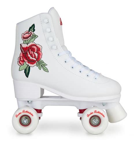 Rookie Rosa Embroidery Flower Girls Womens Quad Roller Skates Etsy