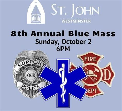 Th Annual St John S Church Blue Mass Carroll County Volunteer