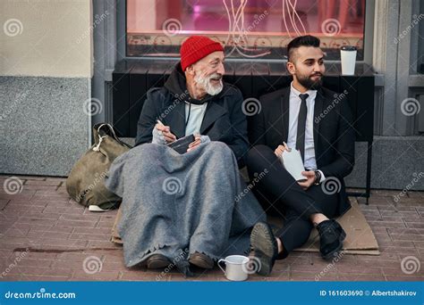 Happy Beggar Royalty-Free Stock Photography | CartoonDealer.com #8582639