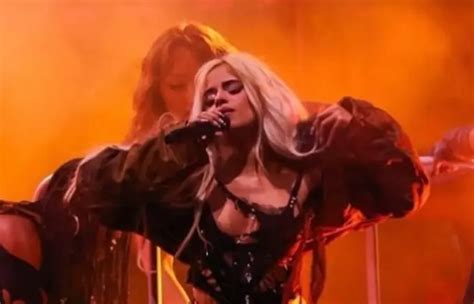 In A Tiny Brown Bandeau Bikini Camila Cabello Flaunted Her Toned Body In A Mirror Selfie