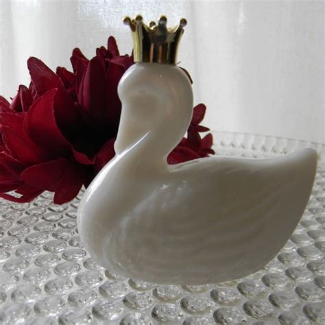 Vintage Avon Bottle Milk Glass Swan Perfume Bottle Flickr