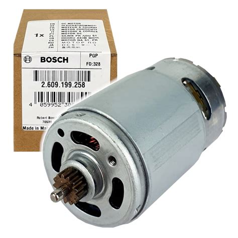 Silnik prądu stałego Bosch do wkrętarki GSR 12V 15 10 8 2 LI 2609199258