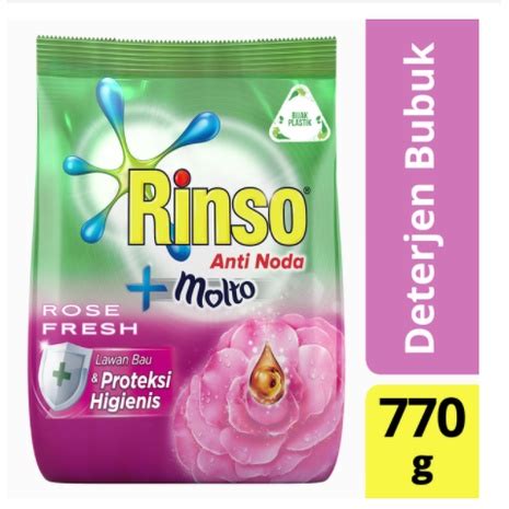 Jual G Rinso Molto Deterjen Rose Fresh G Shopee Indonesia