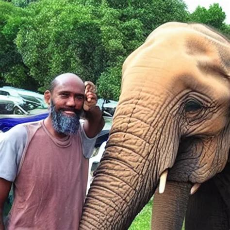 Huge Elephant Tusks Growing Out Of Mans Mouth Stable Diffusion OpenArt