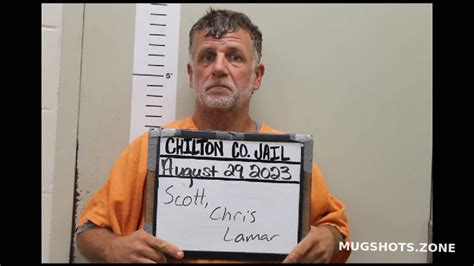 SCOTT CHRIS LAMAR 08 29 2023 Chilton County Mugshots Zone