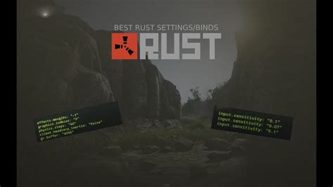 Best RUST Settings Binds YouTube