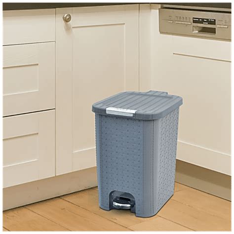 Buy Flair Plastics Ultrahome Pedal Bin Knit Design Pattern Large