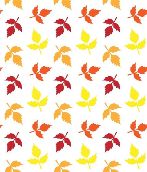 Premium Vector Vector Seamless Pattern Of Autumn Leaves