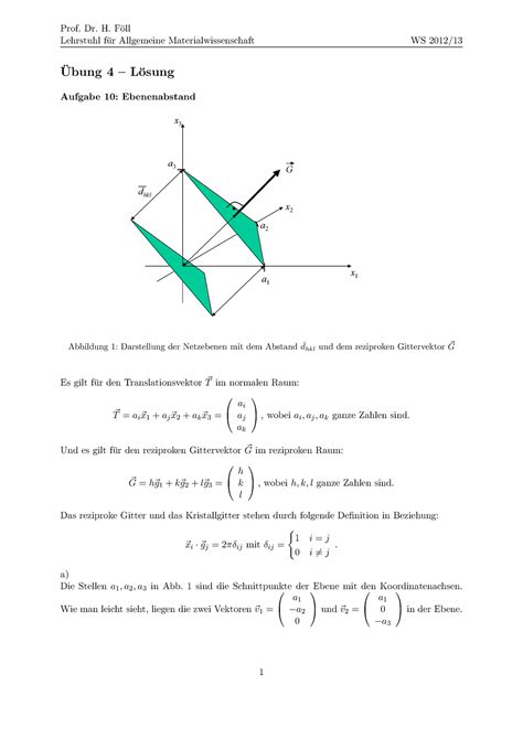 Lösungen für Übungsaufgaben Blatt 4 Lehrstuhl f ur Allgemeine
