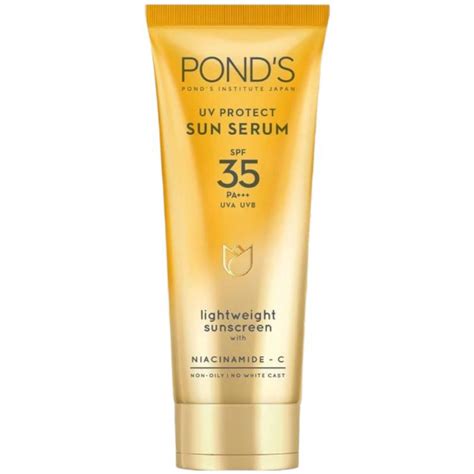 Jual PONDS UV Protect Sun Serum SPF 35 Sun Screen 30 Gr Shopee Indonesia