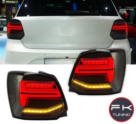 VOLKSWAGEN POLO 6 LED STOP TAKIMI Q2 DESİNG 6R 6C FÜME FK Tuning Shop