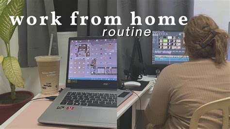 WFH DIARIES My Realistic Working From Home Routine Night Shift 9pm