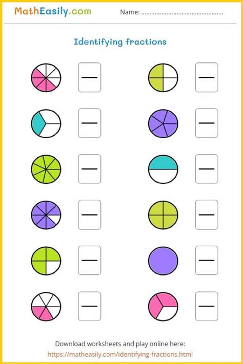 The Worksheet For Fraction Numbers And Fractions Is Shown In This