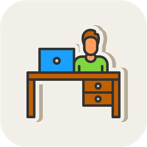 Workplace Vector Icon Design 21075156 Vector Art at Vecteezy