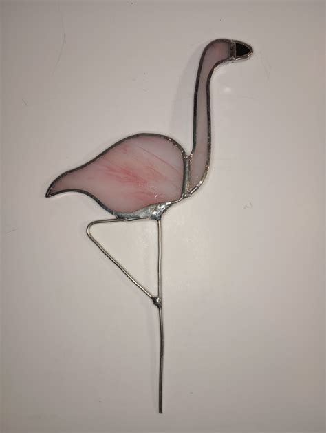 Flamingo Litz Creek Art Glass