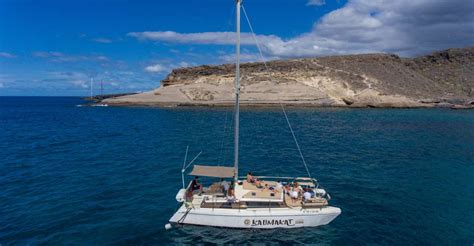 From Costa Adeje Private Catamaran Tour With Snorkeling