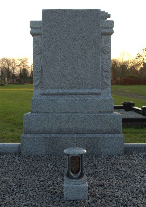 Celtic Granite Scroll Headstones Rennicks Headstones By Navan Memorials